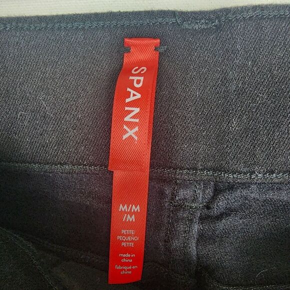 Spanx Alexia High Waisted Black Skinny Denim Jeans Womens Size Medium Classic - Picture 5 of 6